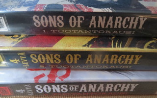 Sons of Anarchy tuotantokaudet 1-3 12DVD