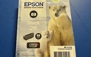 EPSON PHOTO BLACK 26 mustekasetti