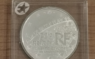Hopearaha 1 1/2 euroa 2005 Ranska, kolikossa hopeaa 19,98g