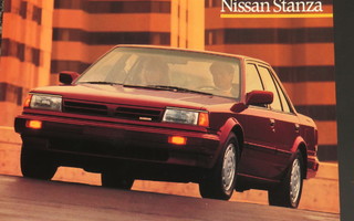 1989 Nissan Stanza esite - ISO - 20 sivua - KUIN UUSI