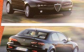 2006 Alfa Romeo 159 esite - KUIN UUSI - suom - 20 sivua