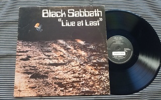 BLACK SABBATH Live At Last Lp