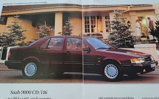 Saab 9000 CD -esite, 1989