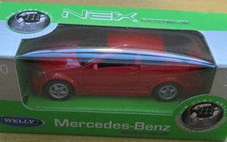 Mercedes-Benz C63 AMG Coupe Red 2007 Welly Nex Models 1:60