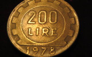 200 lire 1978. Italia-Italy