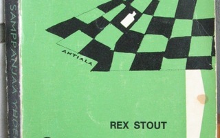 SaPo 64. Rex Stout: Samppanjaa yhdelle. 1. painos.