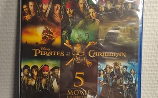 Pirates Of The Caribbean - 5 Movie Box - Blu-ray