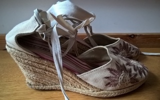 Vaaleat Spirit platform Espadrillokset / Espadrillot 37