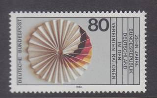 Saksa Mi 1185 postituoreena