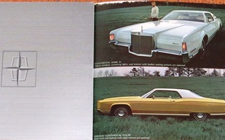 1972 Lincoln Town Car / Continental esite - KUIN UUSI