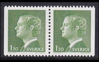 Ruotsi 935DD ** Carl XVI 1.30 Kr (1976)