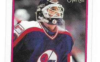 1988-89 OPC #142 Daniel Berthiaume Winnipeg Jets MV