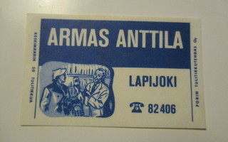 TT EIKETTI - ARMAS ANTTILA LAPIJOKI  T-0051