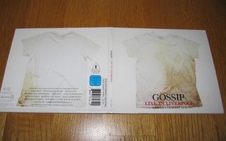 Gossip: Live in Liverpool CD + dvd
