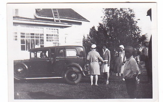 VANHA Valokuva UPEA Auto 1920-l 6 x 9 cm