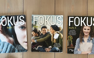 Fokus 1,4,5 lukion ruotsin kirjat