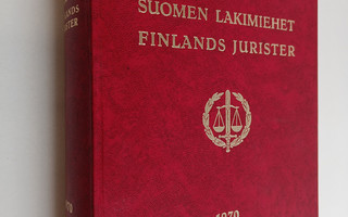 Suomen lakimiehet : 1970 = Finlands jurister 1970