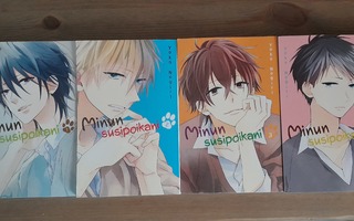Minun Susipoikani  Vol.1-4 Manga pokkareita 4 kpl (Yoko Nogi