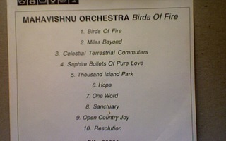 MAHAVISHNU ORCHESTRA :: BIRDS OF FIRE ::  PROMO CD !!!!!!
