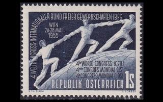 Itävalta 1018 ** Ammattiliittojen maailmankongressi (1955)