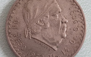 Mexico 1 peso 1947, Ag