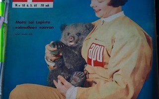 Apu 18/1961 (6.5.) Matti toi Lapista vaimoilleen vauvan, kiu