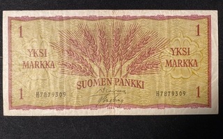 1 Markka 1963 H7879309 Sim-Eng Kl4