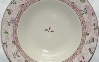 Syvät Ruokalautaset Rose Damask 6 kpl