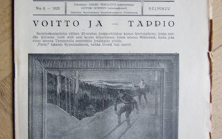 KYMENLAAKSON VARTIO NO 2 1923 SUOJELUSKUNTALEHTI