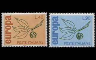 Italia 1186-7 ** Europa (1965)