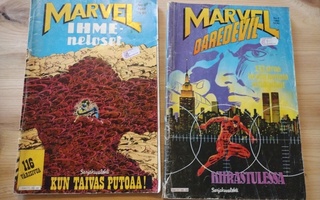 Marvel ihmeneloset no 6 ja Daredevil no 4 / 1988