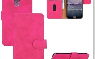 Nokia 3.4 - Punainen kunnon lompakko-suojakuori #25878