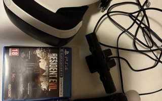 Myydään PS4 VR lasit ja oheistuotteita