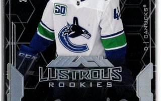 Olli Juolevi 20-21 SPx UD Black Lustrous Rookies Autograph