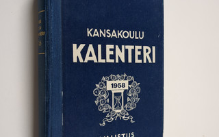 Suomen kansakoulukalenteri 1958