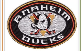 NHL - Anaheim Ducks -kangasmerkki / haalarimerkki