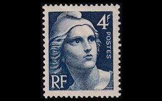 Ranska 698 ** Marianne 4 Fr (1945)