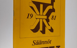 KTV Säännöt 1981