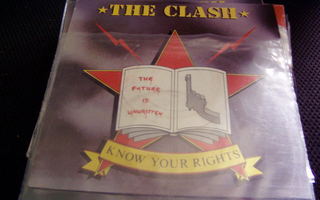 CLASH - KNOW YOUR RIGHTS 7'' VINYYLI EX+/EX+