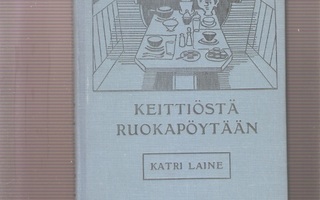 Laine, Katri: Keittiöstä ruokapöytään, WSOY 1930, 1.p., K3 +