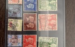 Englantilaisia postimerkkejä