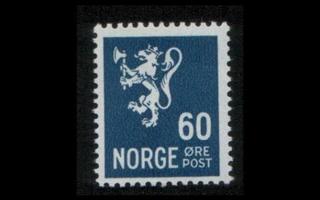 Norja 230 ** Leijona 60 öre (1940)