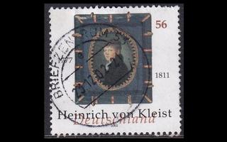 Saksa 2283 o Kirjailija Heinrich von Kleist (2002)