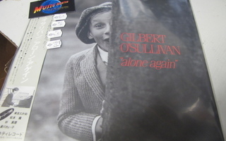 GILBERT O'SULLIVAN - ALONE AGAIN - JAPANI PAINOS - M-/M LP