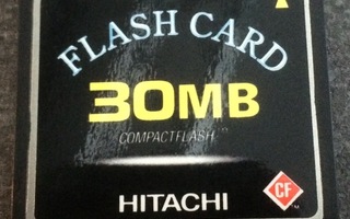 30Mb Hitachi CF muistikortti