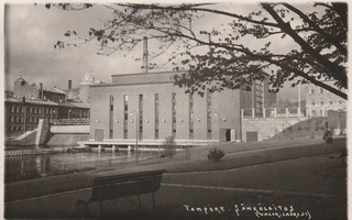 Tampere - Sähkölaitos   - vanha valokuvakortti
