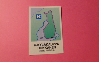 TT-etiketti K K-Kyläkauppa Hokkanen, Purola