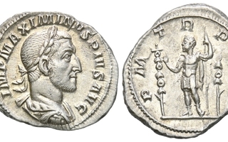 ANTIIKIN ROOMA: Maximinus I Thrax, hopeadenaari 235